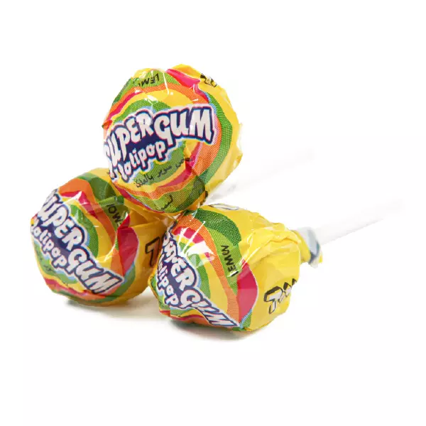 Super Gum Lollipop Lemon /
