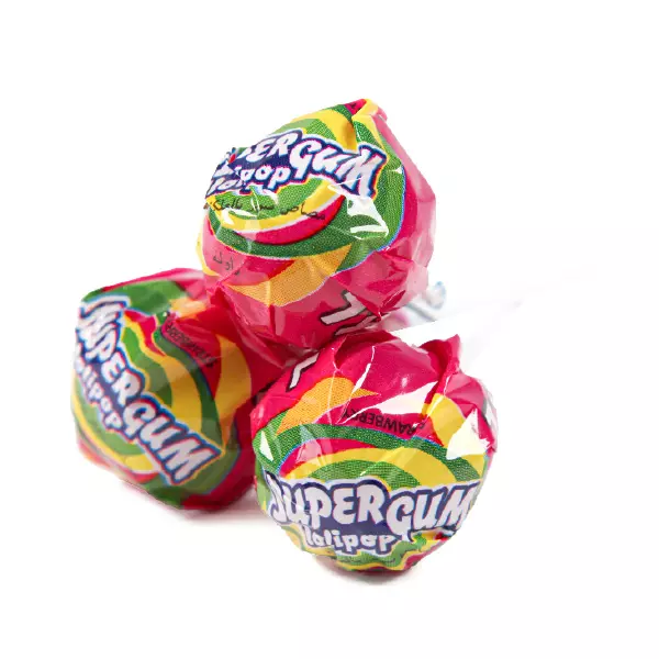 Super Gum Lollipop Strawberry /