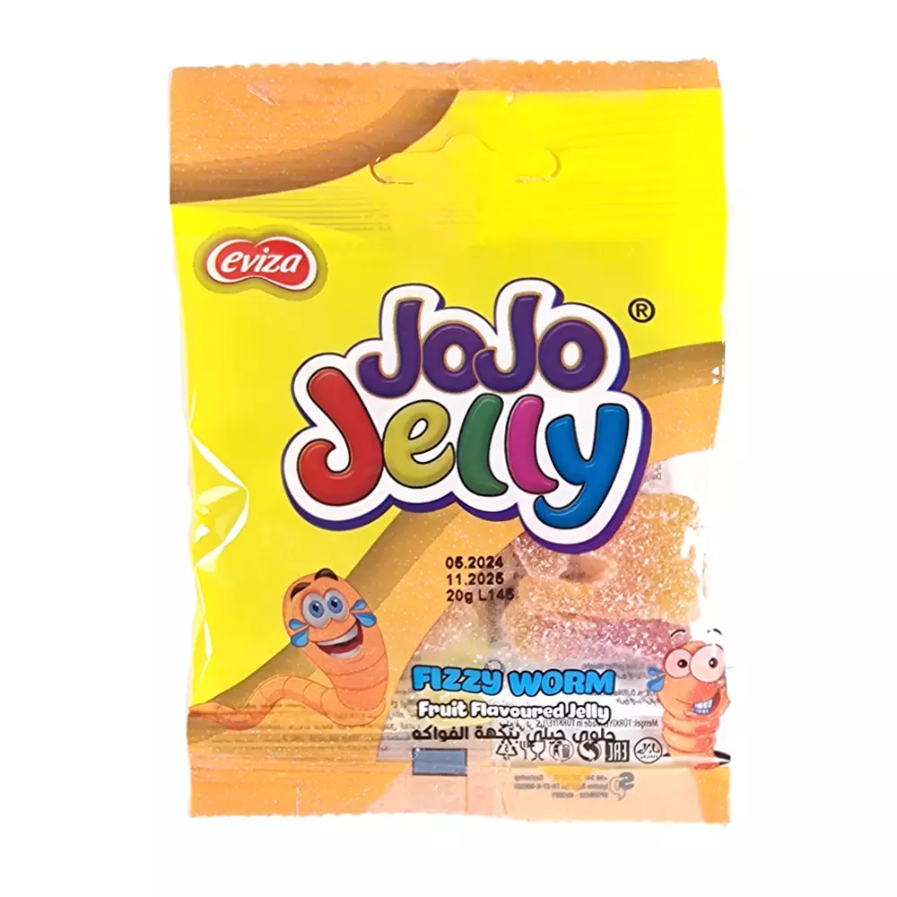 JoJo Jelly Neon Worms 20g x 170st /