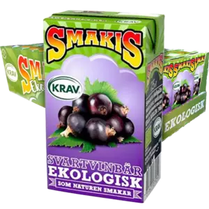 Smakis Svartvinbär Brick 25cl x 27st