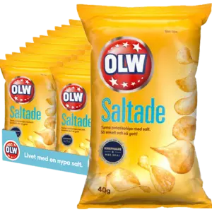 OLW Lättsaltade 40g - 20st