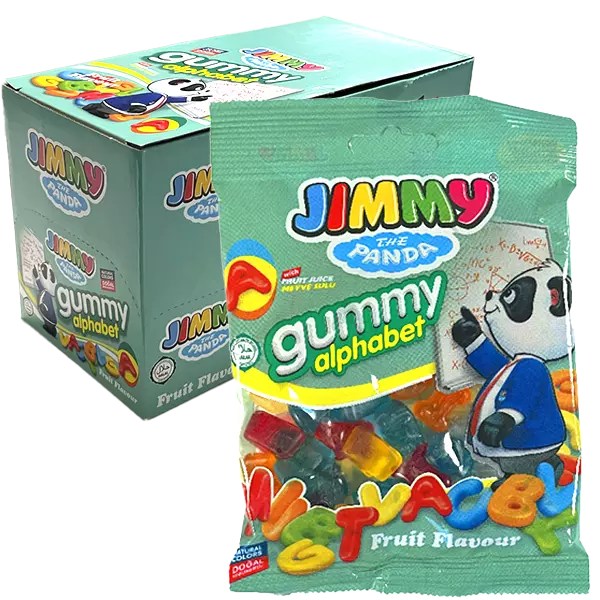 Jellioo Alphabet 80g x 12st