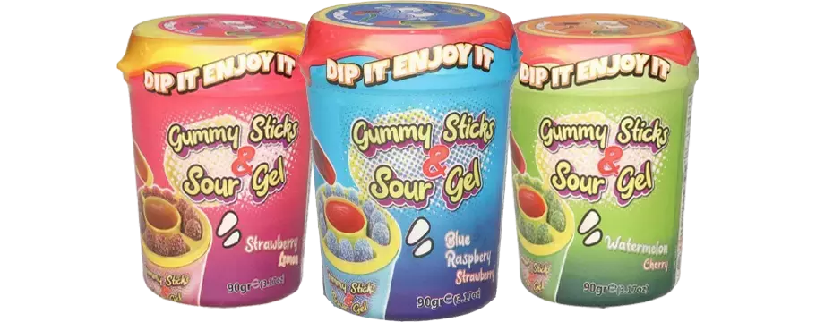 GUMMY STICKS&SOUR GEL /