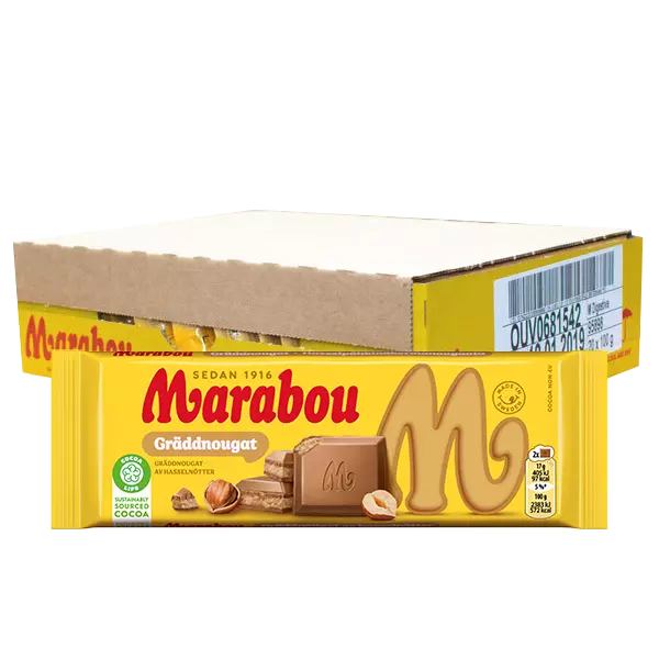 Marabou Gräddnougat 100g x 22st