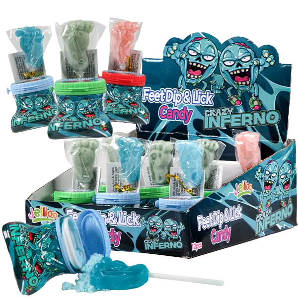 Jellioo Inferno Feet Dip&Lick 33g x 12st