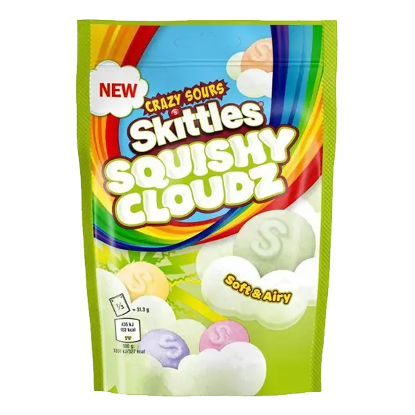 Skittles Sour Squishy Clouds 94g