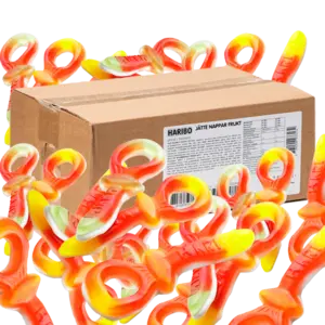Haribo Jättenappar Frukt skum 2,5kg