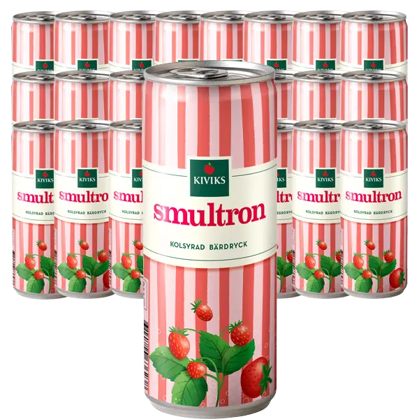 Kiviks Kolsyrad Smultron 33cl x 24st