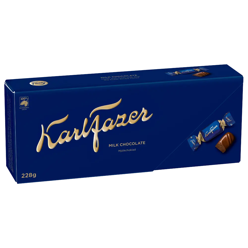 Karl Fazer Mjölkchoklad ask 228g