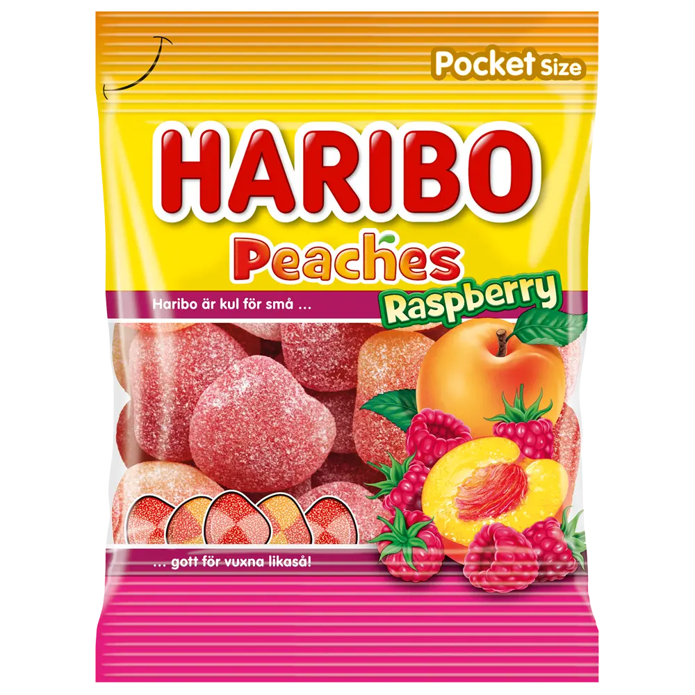 HARIBO Peaches Raspberry 80g