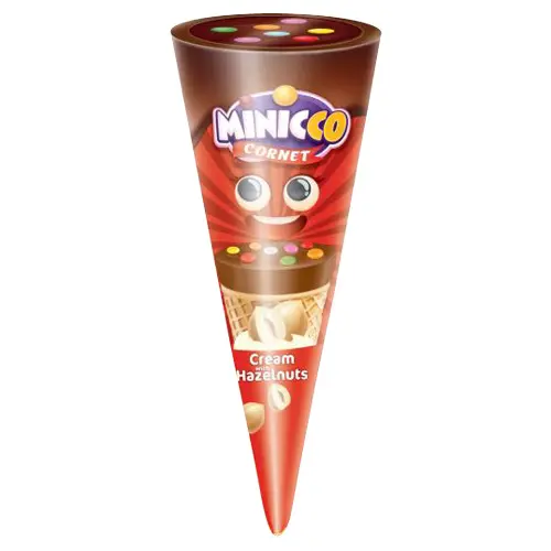 Cornet Hasselnötsstrut 25g, 2.4kg /