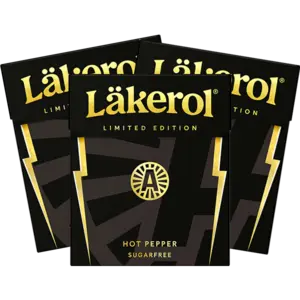 3st - Läkerol Classic Hot Pepper 25g