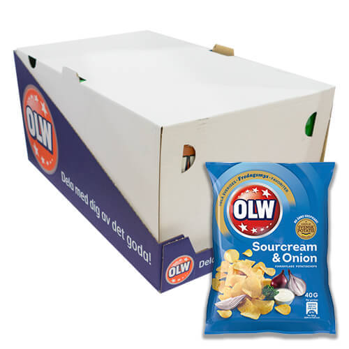 OLW Sourcream & Onion 40g - 20st /