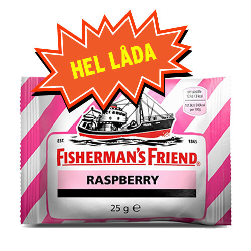 FISHERMANS FRIEND RASPBERRY S/F - 24 st /