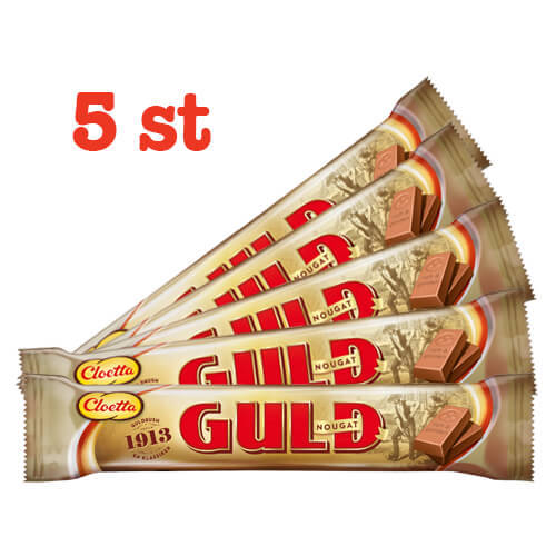 DUBBEL GULDNOUGAT - 5 st /