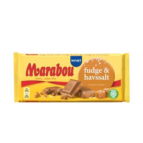 Marabou - FUDGE & HAVSSALT 185 GR /