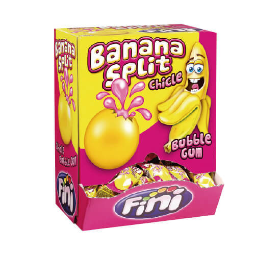 BANANA SPLIT BUBBLE GUM - 200 st /