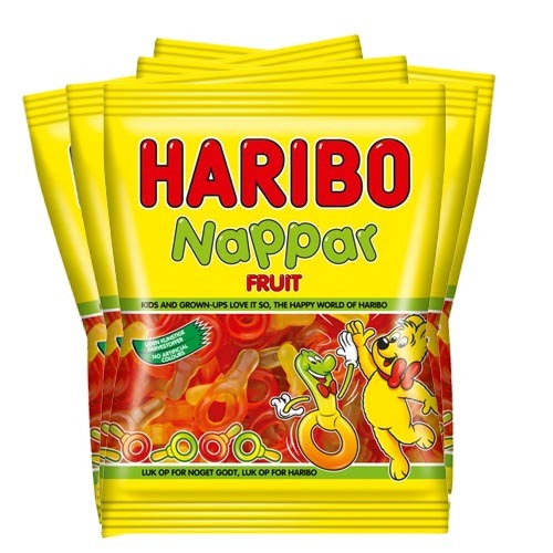 5st - Fruktnappar 80g /