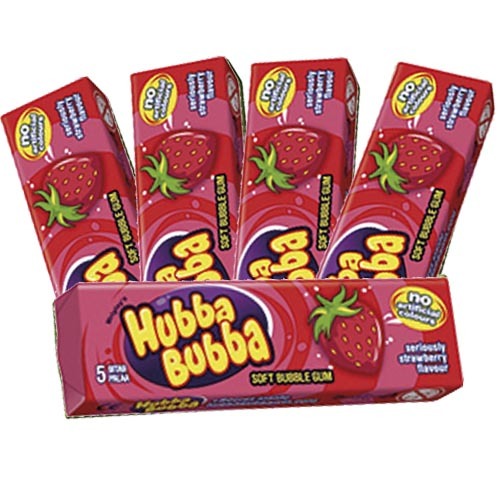 HUBBA BUBBA STRAWBERRY – 5 st /
