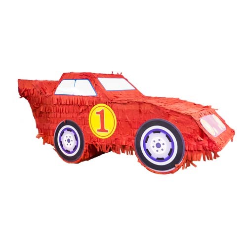 PIÑATA BIL RÖD /