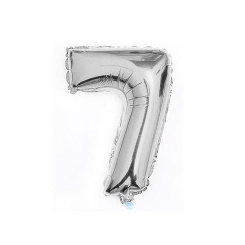SIFFERBALLONG SILVER 7 - 80-95 cm /