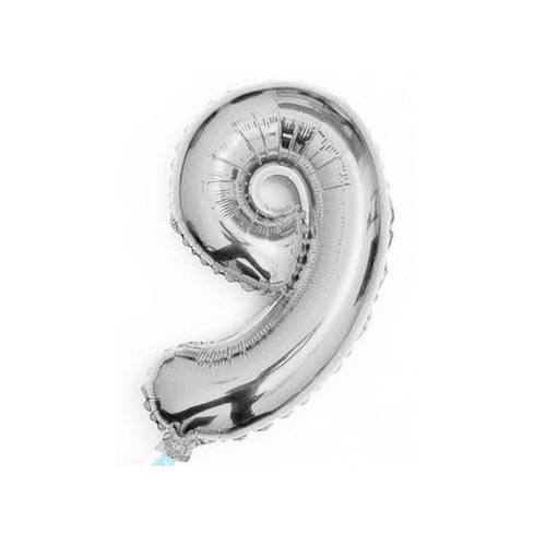 SIFFERBALLONG SILVER 9 - 80-95 cm /