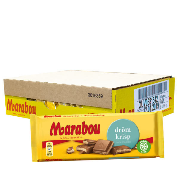 Marabou Drömkrisp 100g x 22st /