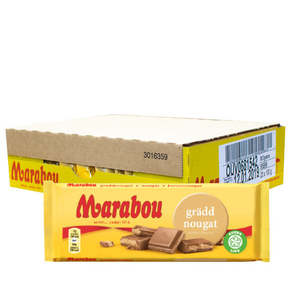 Marabou Gräddnougat 100g x 22st /