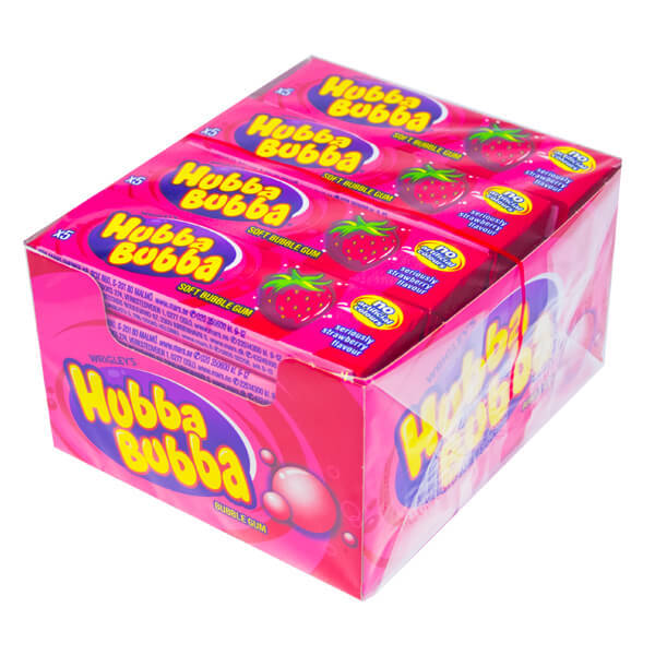 Hubba Bubba Strawberry - 20 st /