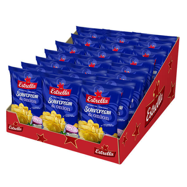 Estrella Sourcream & Onion 40g - 27st /