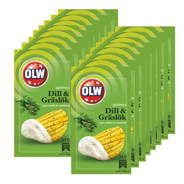 Dipmix Dill & Gräslök 16 st x 24 g