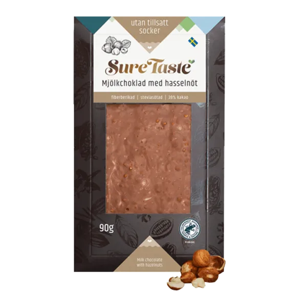 Chokladkaka Hasselnöt 90g