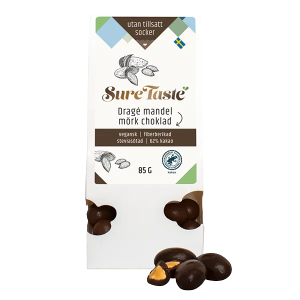 Drage Mandel Mörk Choklad 85g