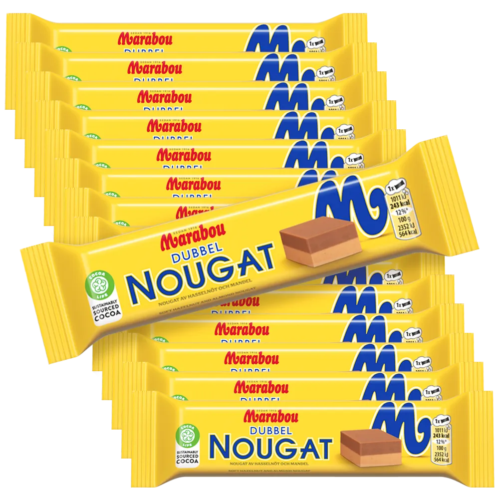 15st - Marabou Dubbelnougat 43g