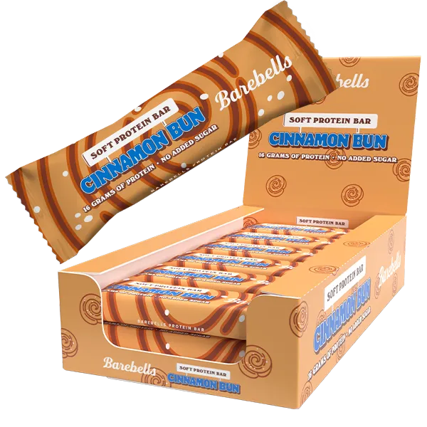 Barebells Soft Bar Cinnamon Bun 55g x 12