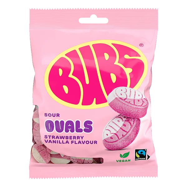 BUBS Sour Strawberry Vanilla 90g