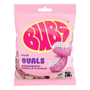 BUBS Sour Strawberry Vanilla 90g