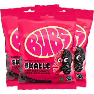 3st - Bubs Hallon/Lakritsskalle 90g