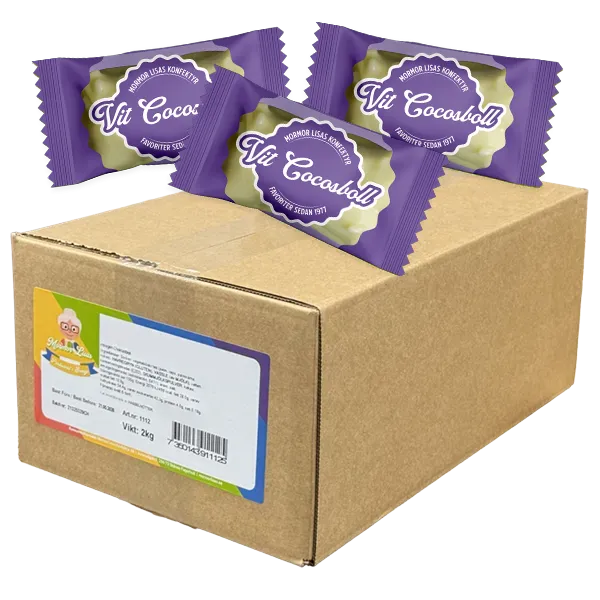 Mormor Lisas Vit Cocosboll Insl 2KG