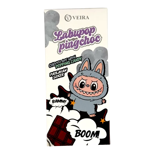 Labupop Chocolate Poping Candy 100g