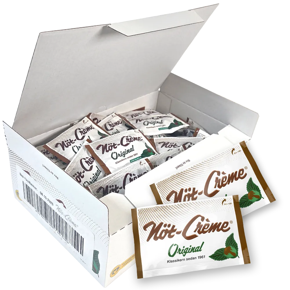 Nöt-Créme Displaylåda 108-pack