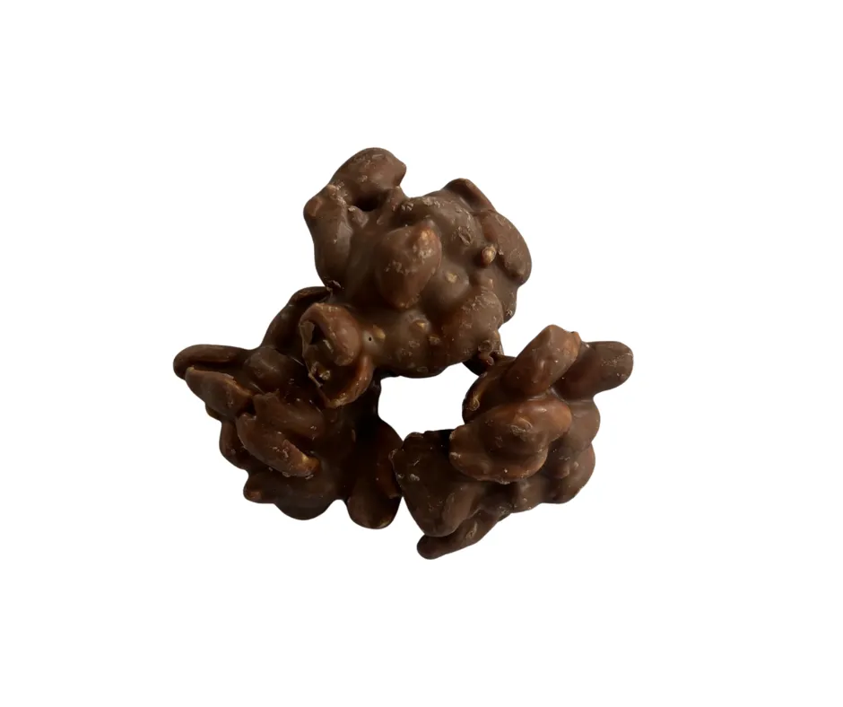 Jordnötscluster Ljus Choklad /