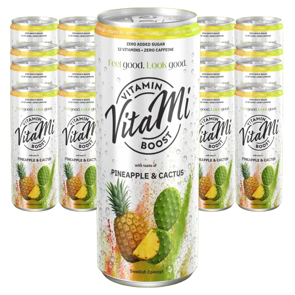 Vitami Pineapple & Cactus 33cl x 24st