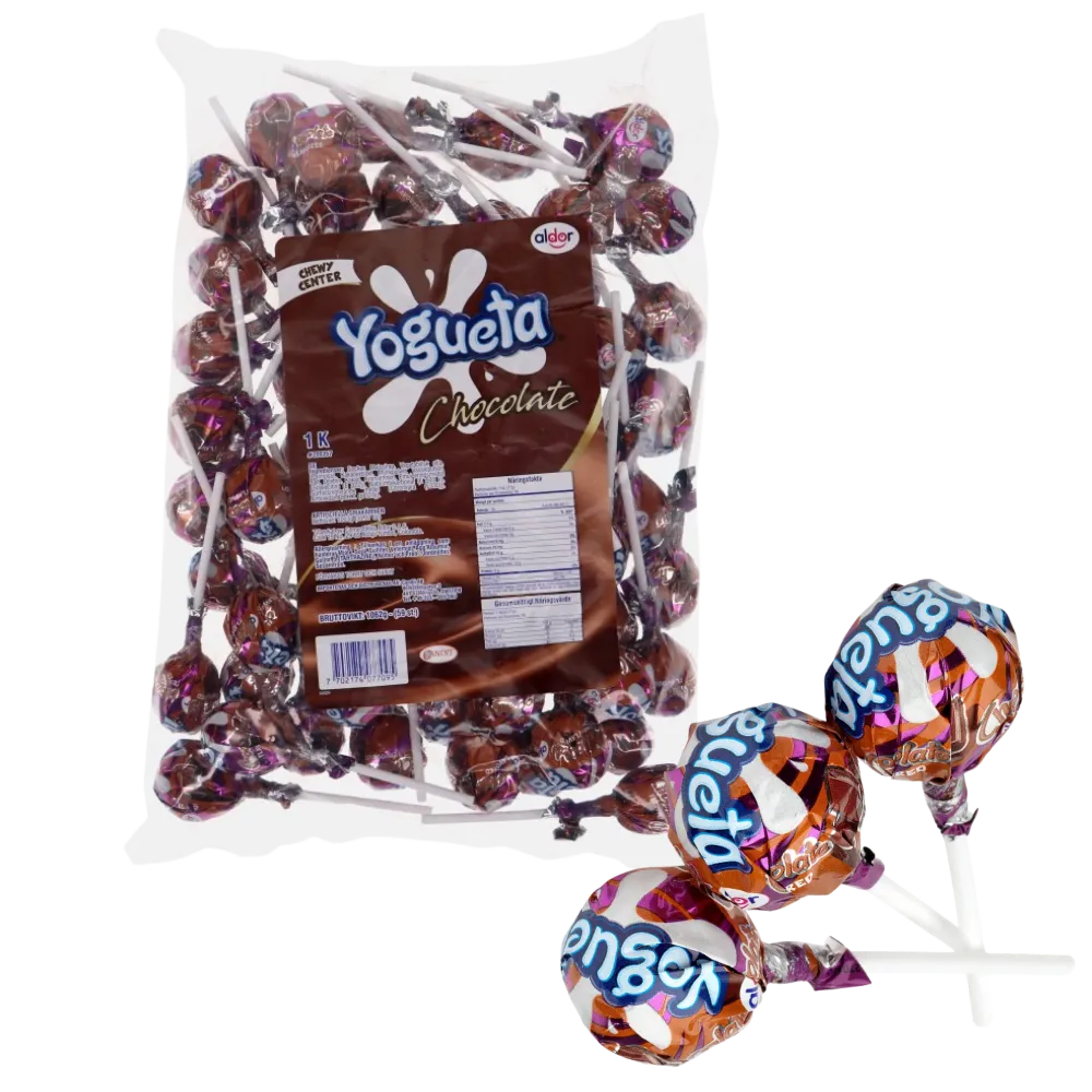 Yogueta Chocolate Klubbor 17g - 63 st /