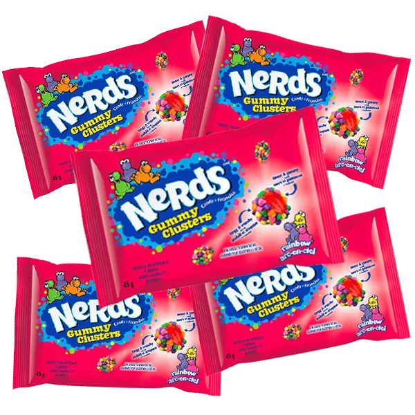 5st Nerds Gummy Cluster Rainbow 45g