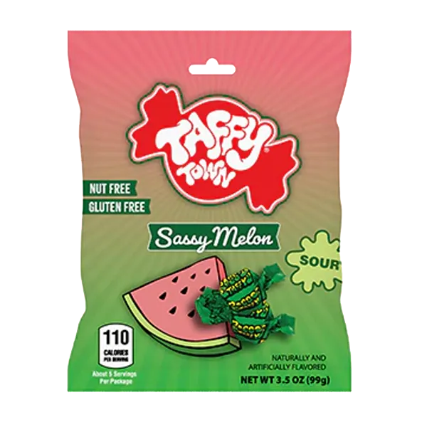 Taffy Town Sassy Sour Melon 99g
