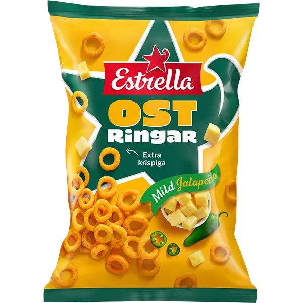 Estrella Ostringar Mild Jalapeno 200g