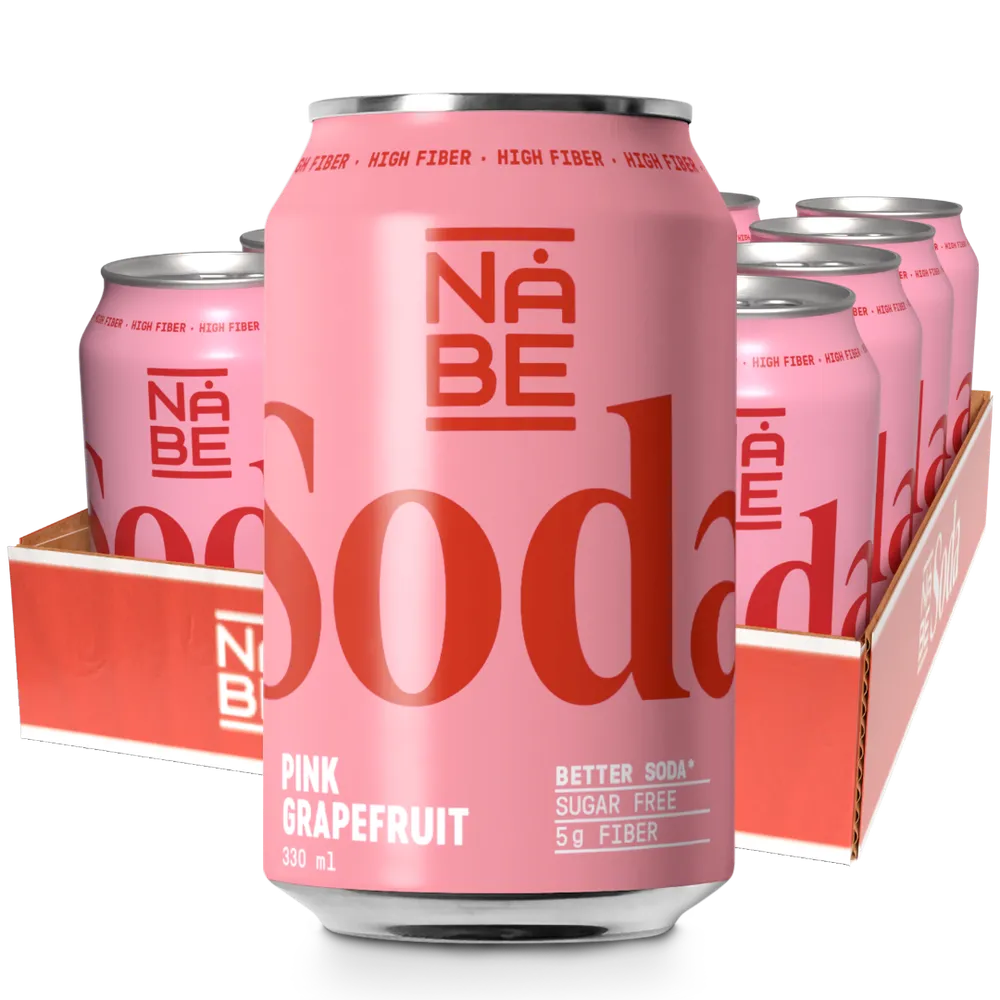 NÅBE Soda Pink Grapefruit 33cl x 12st