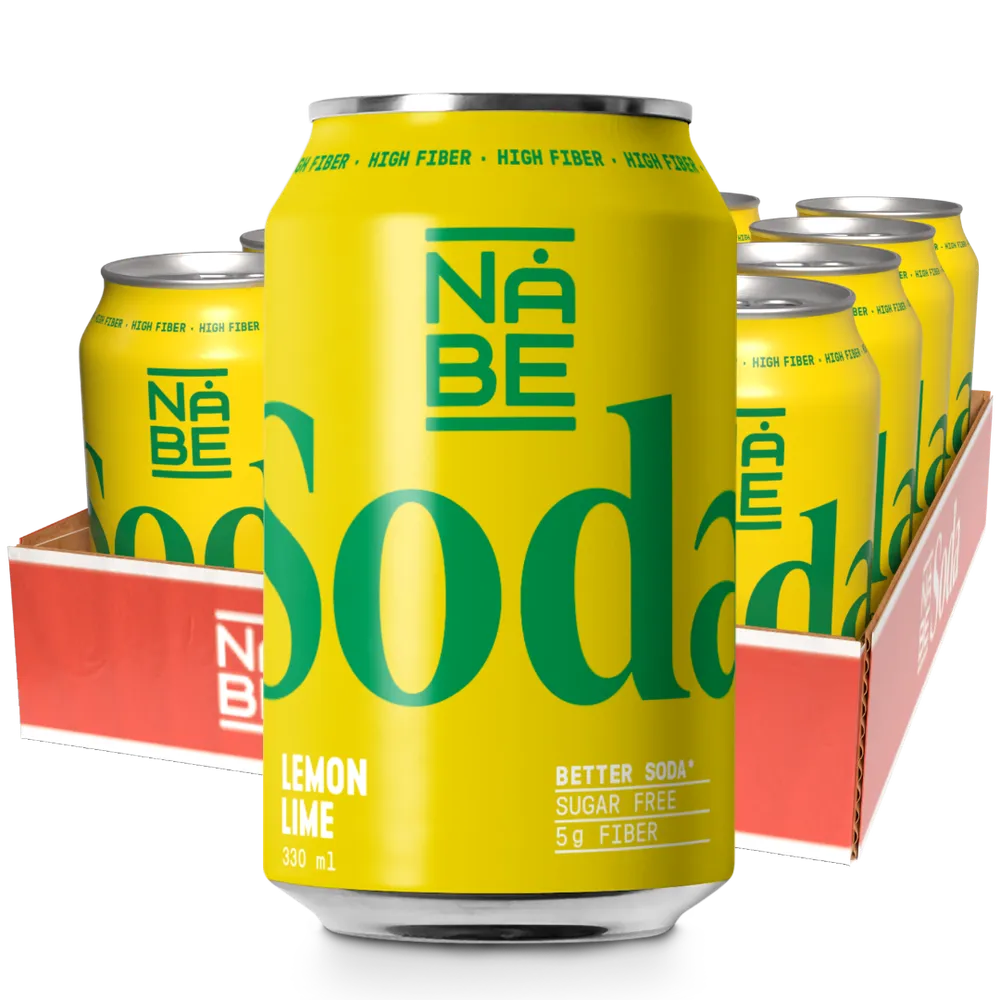 NÅBE Soda Lemon/Lime  33cl x 12st