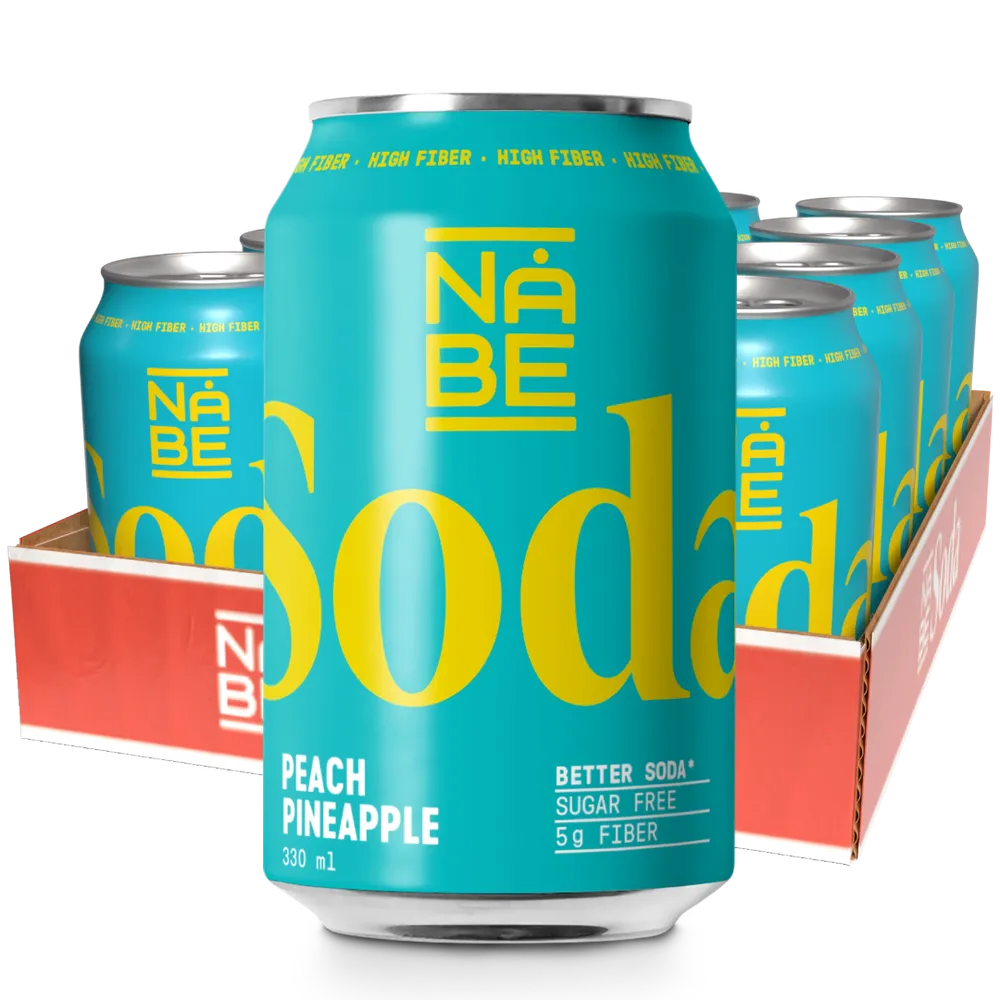 NÅBE Soda Peach/Pineapple 33cl x 12st